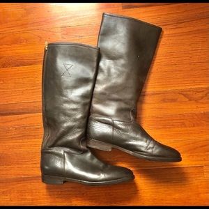 Liviana Conti Brown Leather Boots Size 9